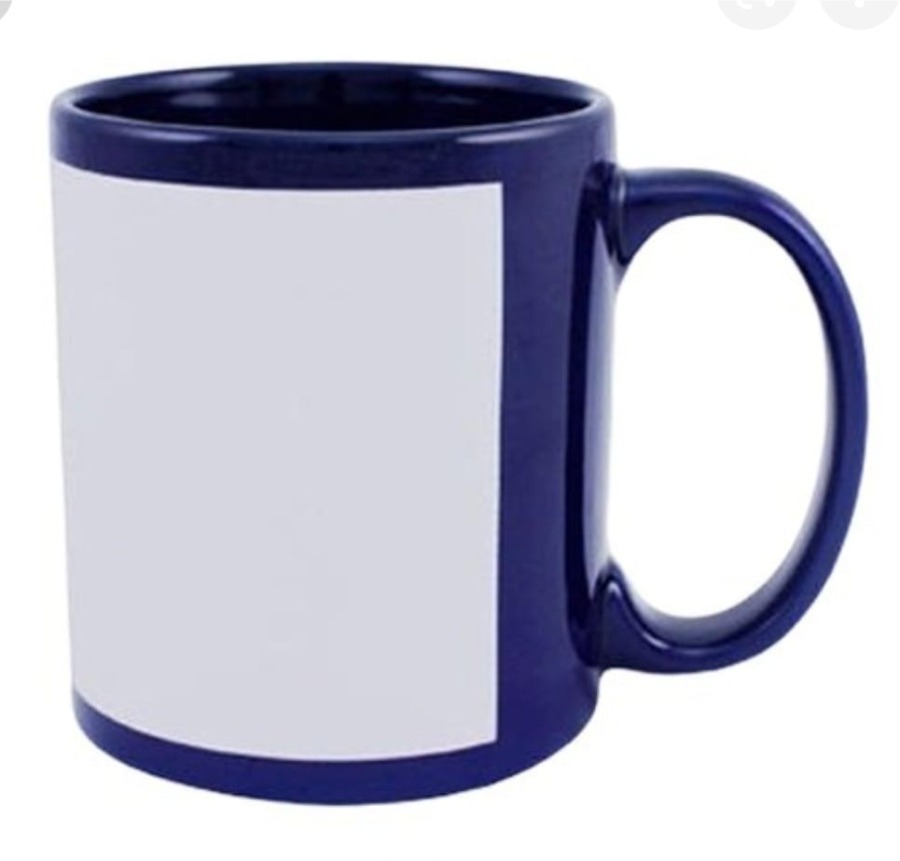 Imported Blue Patch Mug
