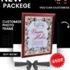 Personalised Custom Photo Frame – Perfect for Weddings, Anniversaries & Gifts
